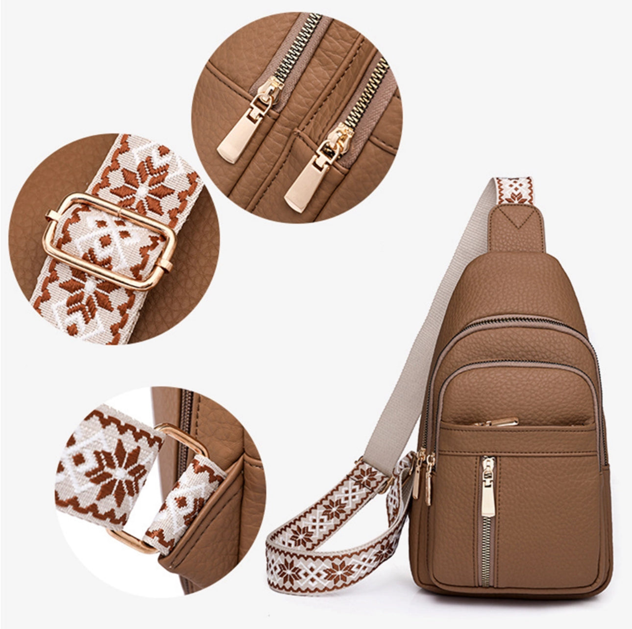 Versatile Pu Crossbody Bag