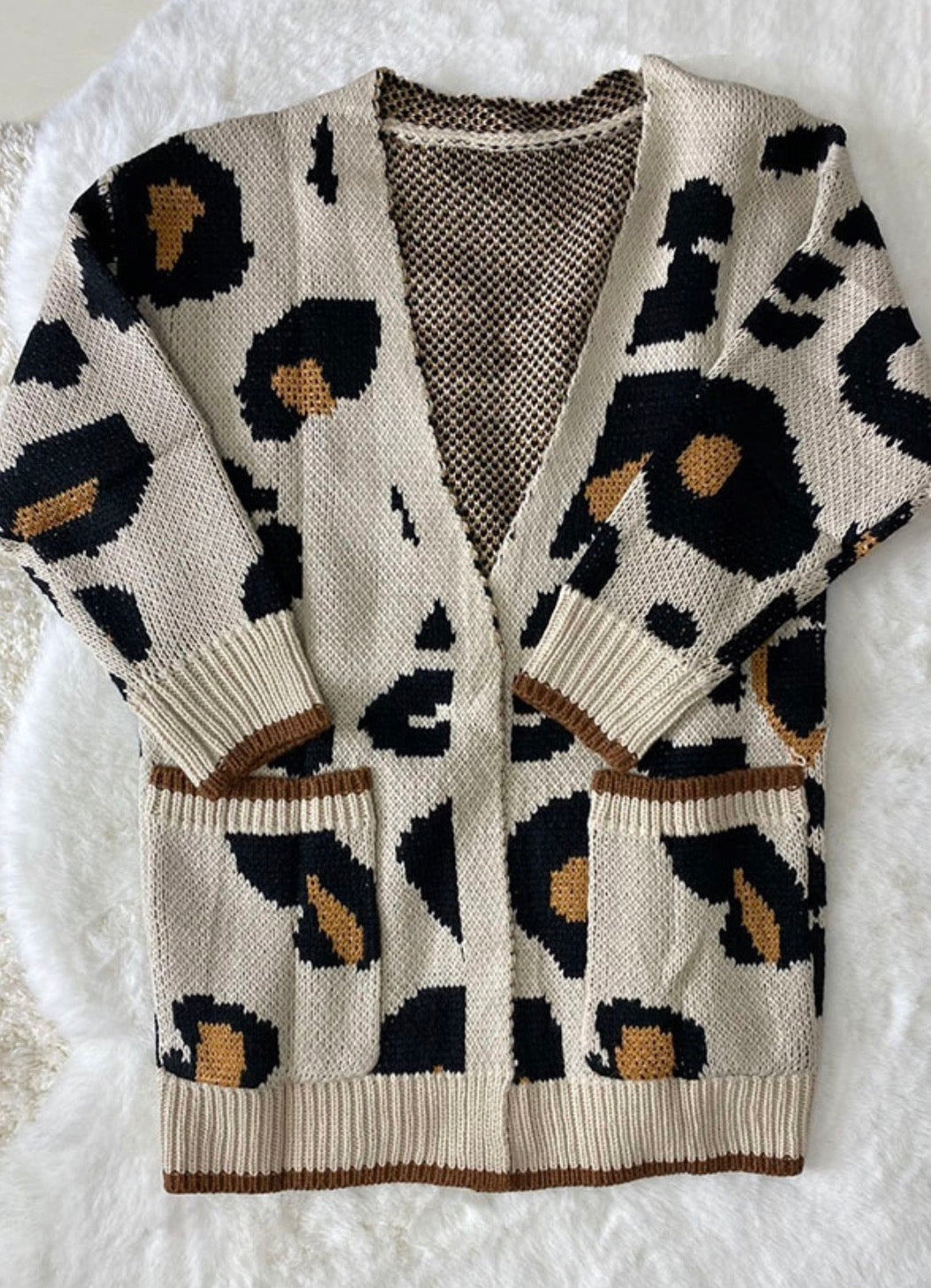 Girls Leopard Cardigan