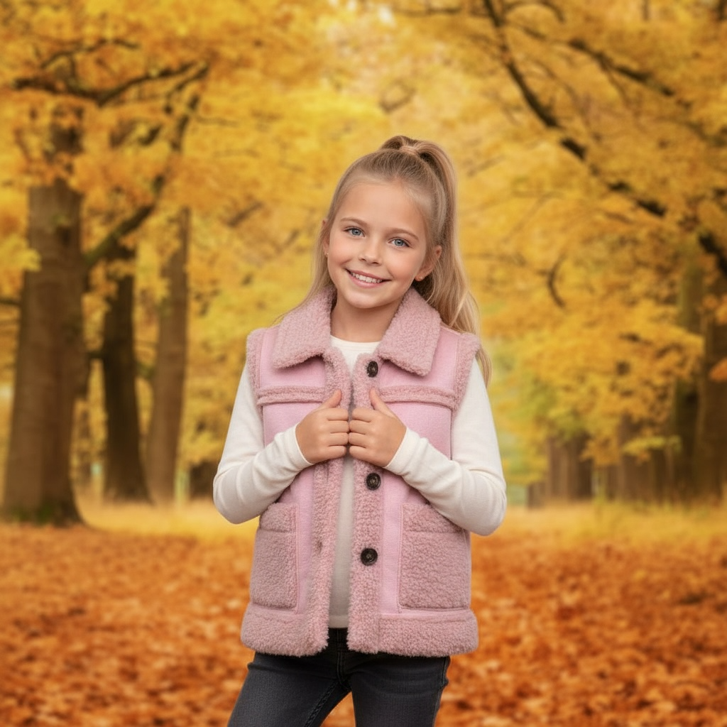 Pink Reversible Vest