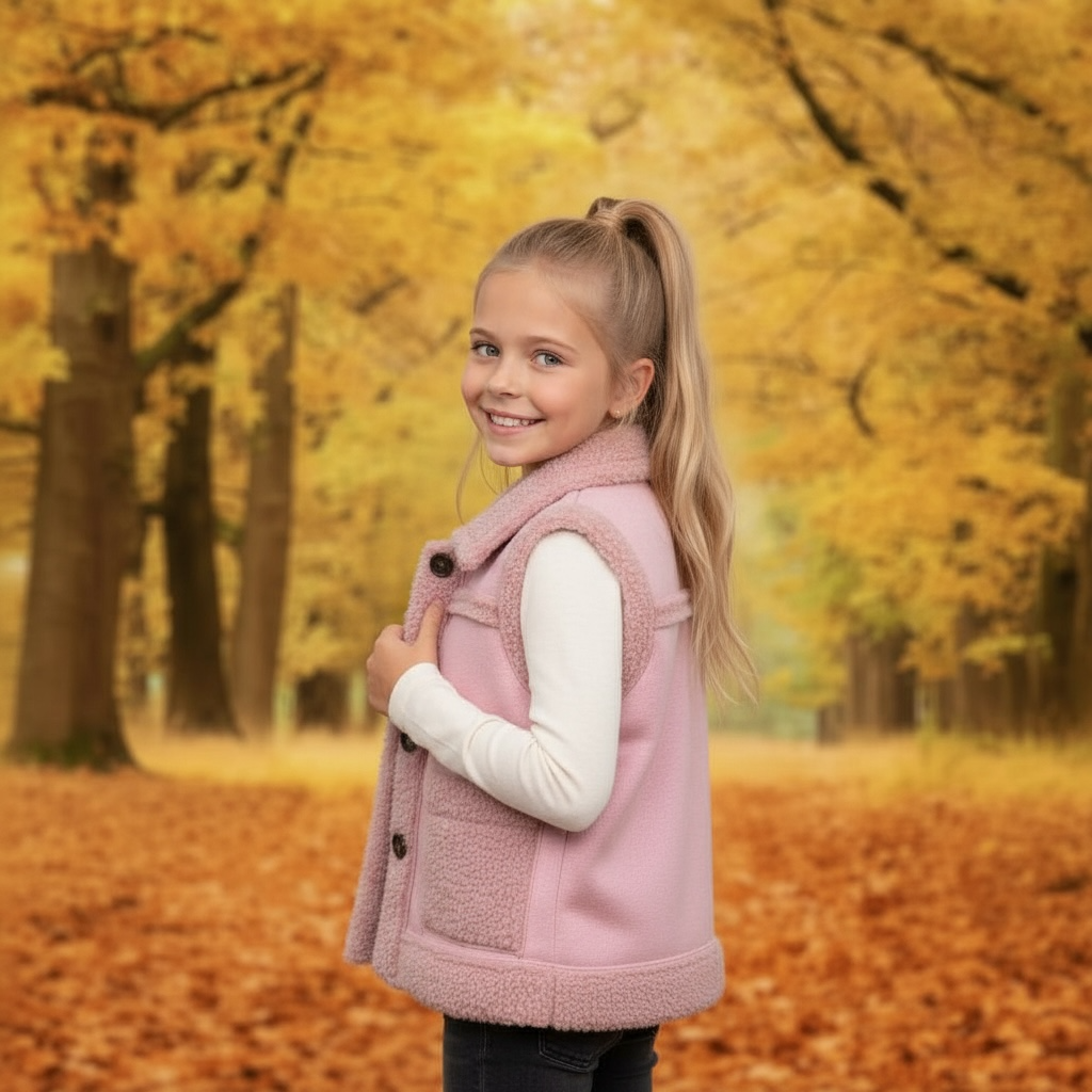 Pink Reversible Vest