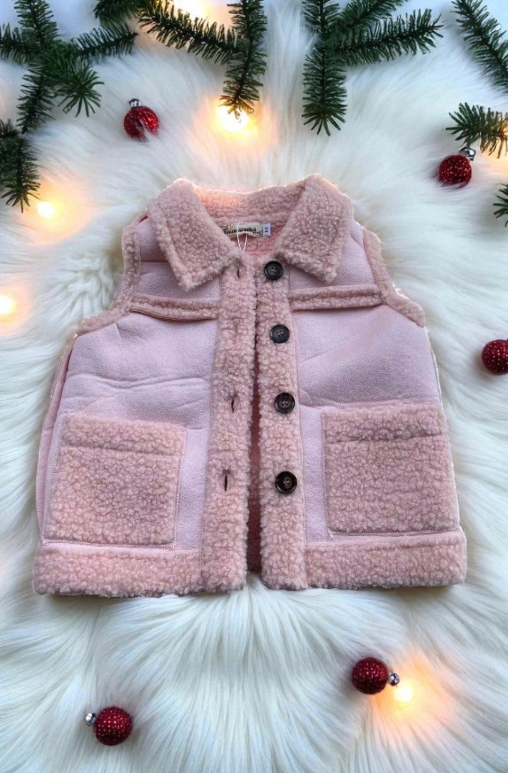 Pink Reversible Vest