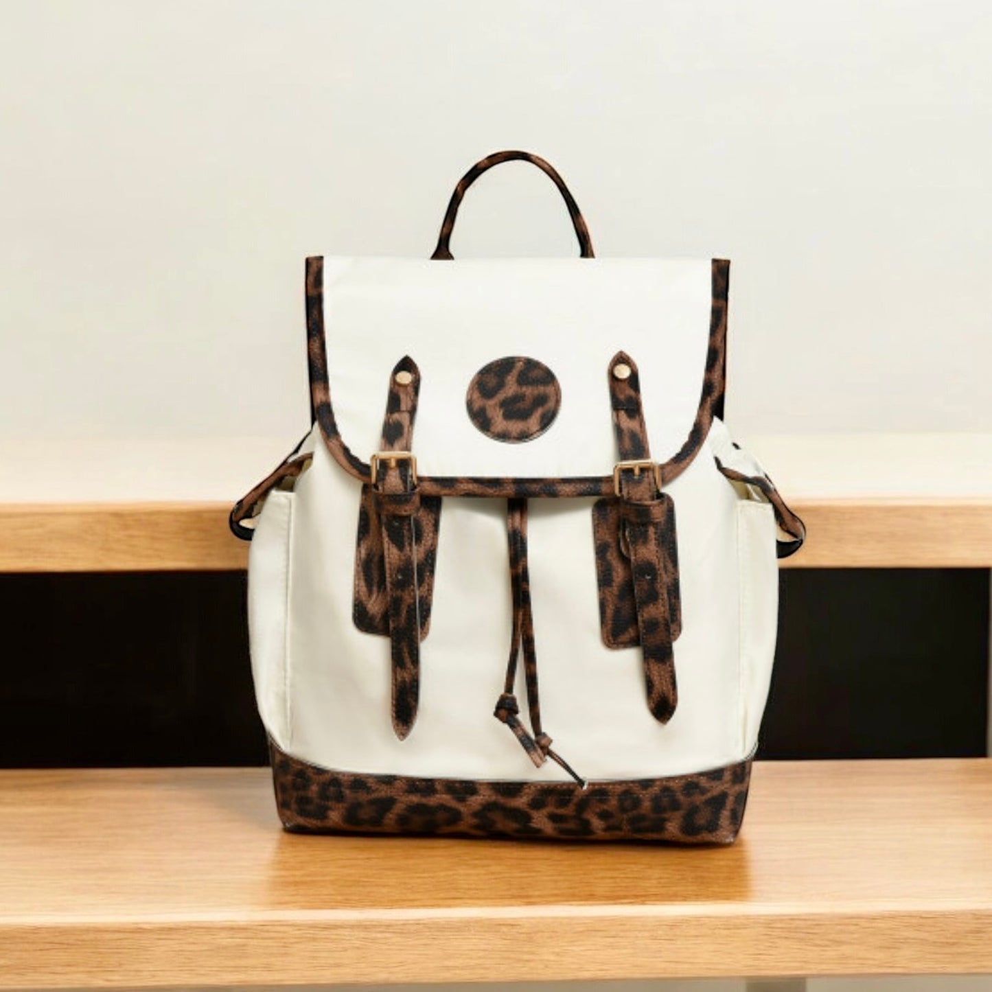 Women’s Leather Large Backpack